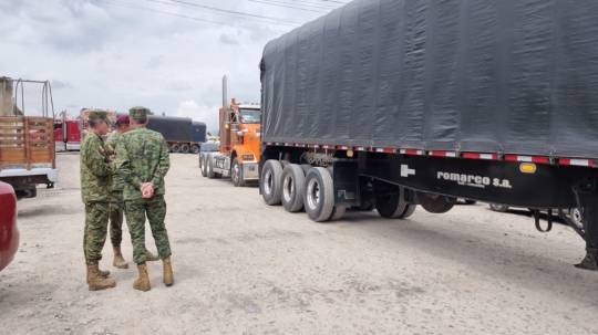 Vehículos de más de 20 toneladas pasarán por El Coca y Baeza / Foto cortesía MTOP