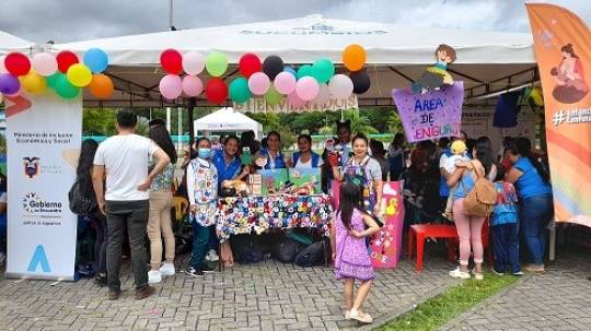 Este evento estuvo abierto al público en general y se desarrolló desde las 10 am en el Parque Recreativo Nueva Loja / Foto: cortesía MIES