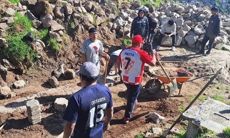 Los vecinos del centro de Quito se unieron para limpiar sus barrios / Foto: cortesía Municipio de Quito