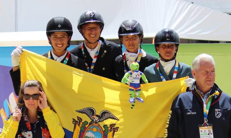 Ecuador sumó la quinta medalla dorada en Valledupar / Foto: cortesía Comité Olímpico Ecuatoriano