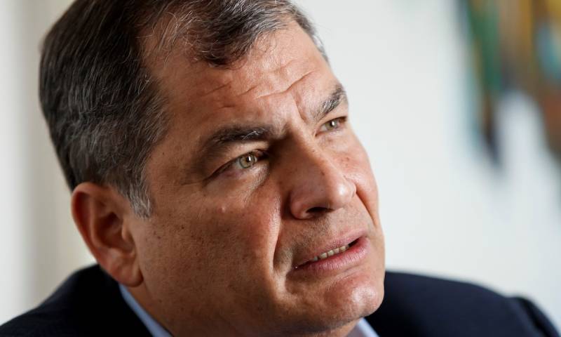 Expresidente Correa dice que están "inflando" los votos de Yaku Pérez / Foto EFE
