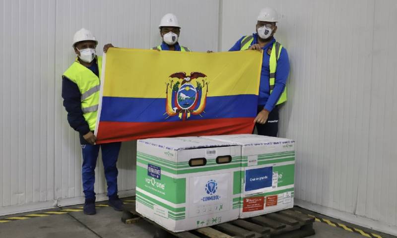El fútbol ecuatoriano recibió vacunas Sinovac / Foto: Cortesía FEF