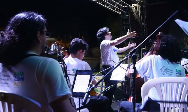 El Festival CulturAmazonía congregó a cerca de 8.000 personas / Foto: cortesía Orquesta Joven de Ecuador