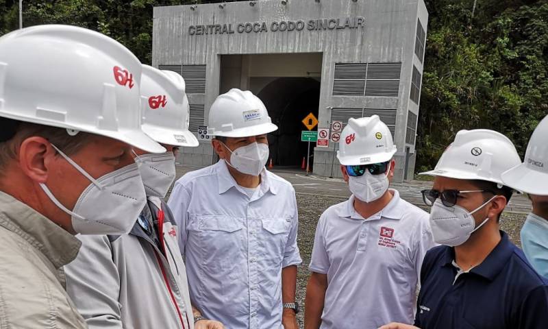 Establecen cooperación técnica entre Ecuador y Especialistas del Cuerpo de Ingeniero del Ejército de Estados Unidos  / Foto: cortesía Ministerio de Energía