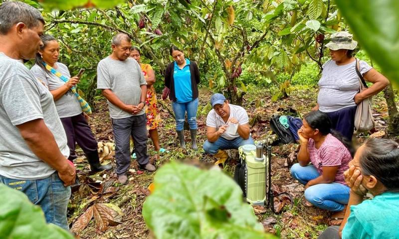 El taller destacó la eficacia de utilizar estos insumos naturales para mejorar la salud de las plantas / Foto: cortesía MAG