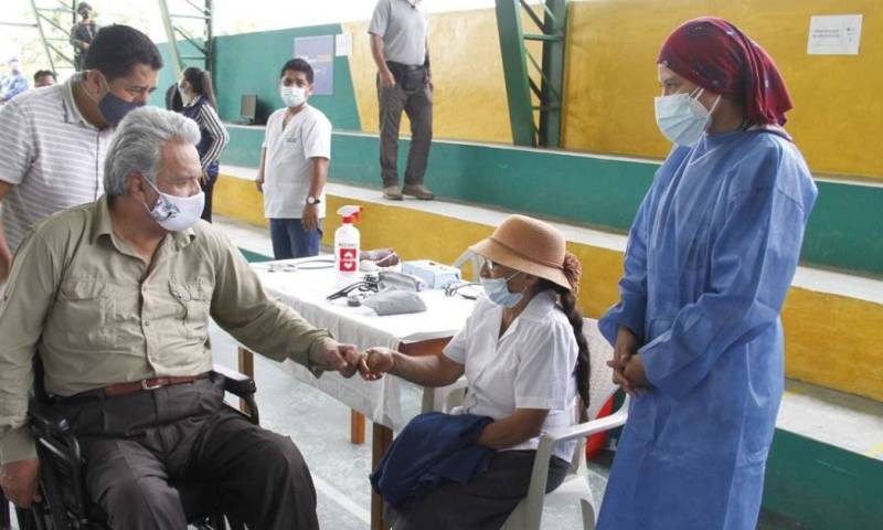 Lenín Moreno prevé 2 millones de vacunados al acabar mandato en mayo / Foto: Cortesía de la Presidencia de la República