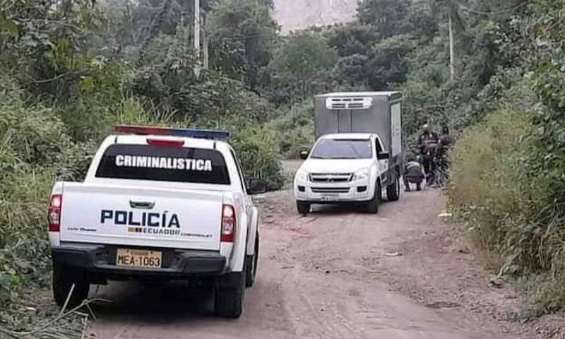 Cuatro cadáveres con signos de tortura fueron hallados en Manabí / Foto: cortesía Policía Nacional
