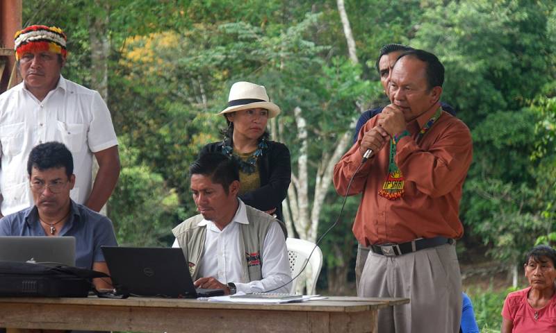 La mayoría de las comunidades que componen el Pueblo Shuar Arutam (PSHA) se oponen al proyecto Warintza / Foto: cortesía Pueblo Arutam 