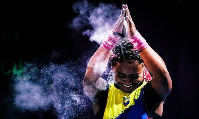 La hermana menor de Neisi Dajomes y Angie Palacios, consiguió 3 medallas de plata/ Foto: Cortesía Sebastián Palacios