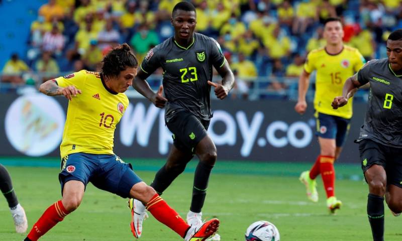 Ecuador empató en Barranquilla y conservó el tercer lugar en las eliminatorias a Catar 2022 / Foto:EFE