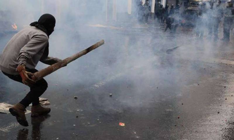 Grupos insurgentes se habrían infiltrado en las manifestaciones del movimiento indígena, de hace dos semanas. Foto: El Telégrafo