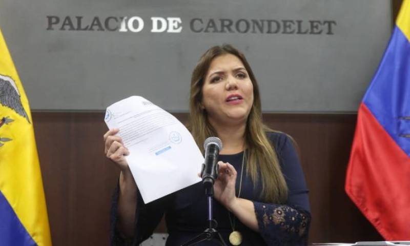 EL 15 de mayo se desarrollará la audiencia preparatoria de juicio a la exvicepresidenta María Alejandra Vicuña. Foto: Expreso