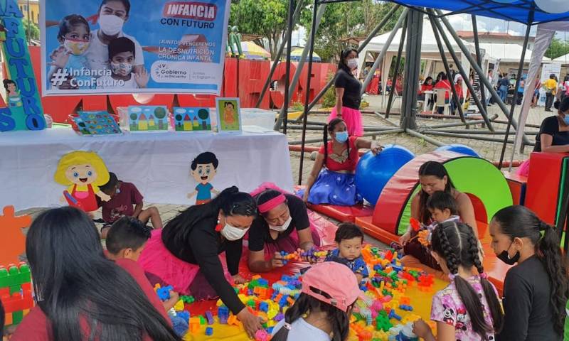 La feria ‘Infancia con Futuro’ se realizó en Archidona / Foto: cortesía MIES