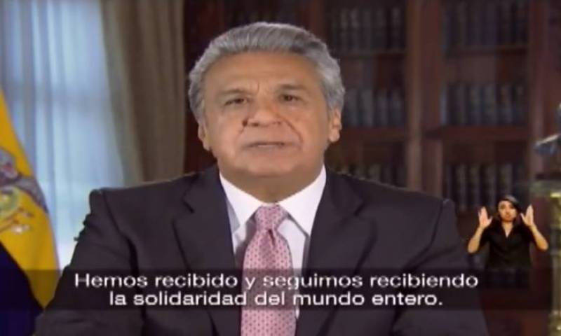 Lenín Moreno, presidente de la República. Foto: El Universo