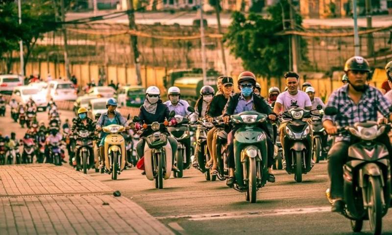 ¿Cuál es el crecimiento del parque de motocicletas en países en vías de desarrollo?  / Imagen IIGE
