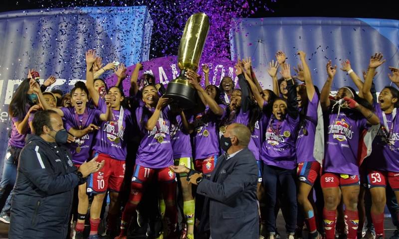 El Nacional se coronó campeón de la Superliga Femenina 2020 / Foto: Superliga Femenina Directv