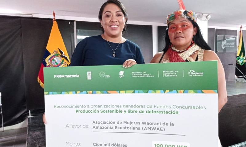 Asociaciones y organizaciones amazónicas recibieron reconocimientos / Foto: cortesía ministerio de Ambiente