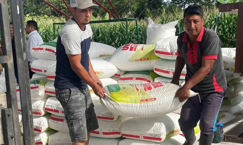 Los productores recibirán asistencia técnica de campo por parte del MAG para asegurar un adecuado uso y la obtención de buenos resultados productivos / Foto: cortesía ministerio de Agricultura