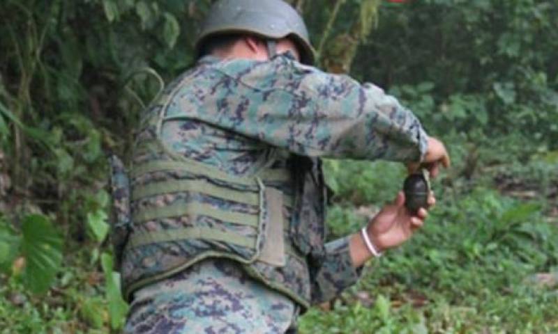 Imagen referencial. Siete militares resultaron heridos en Ecuador, durante un ejercicio de entrenamiento con granadas. Foto: Portal Ejército ecuatoriano 
