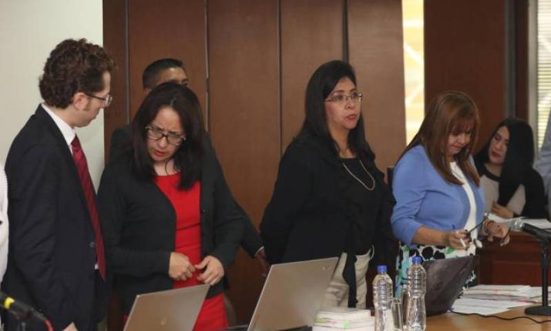 El pasado 13 de marzo, en la Corte Nacional de Justicia se desarrolló una audiencia sobre el caso Singue. Foto: Expreso