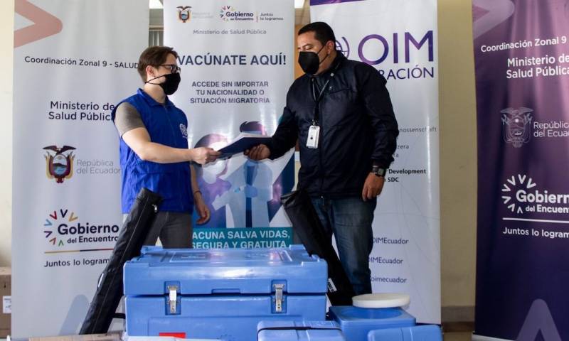 OIM y COSUDE donan insumos de bioseguridad a Ecuador / Foto: cortesía Ministerio de Salud