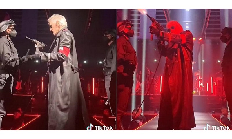 El cofundador de Pink Floyd es acusado de incitar al odio; salió con vestimenta de estilo nazi./ Foto: cortesía