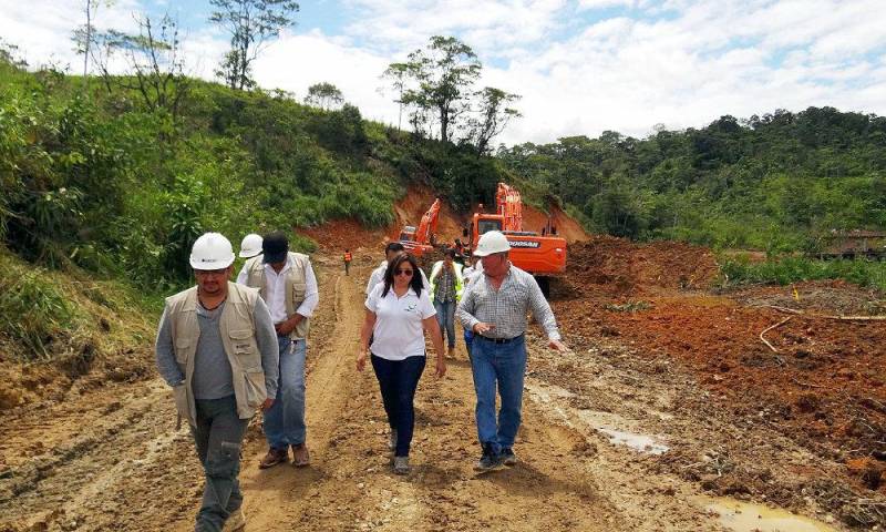 En el tramo El Dorado-Guayzimi se asfaltarán 18 kilómetros de carretera. 