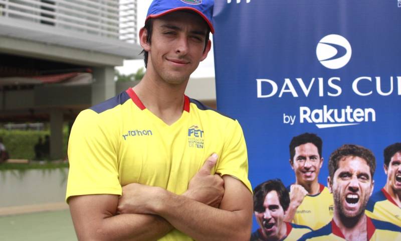 Andrés Andrade completa el equipo que jugará contra Suiza en la Davis / Foto: cortesía Copa Davis