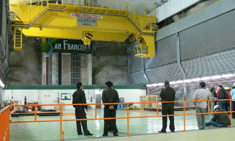 La hidroeléctrica San Francisco fue una de las obras más polémicas de la constructora en el país. Foto: La Hora