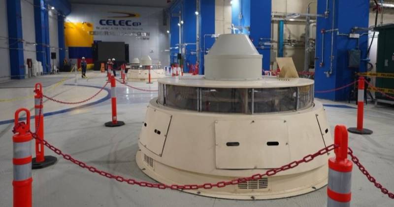 La central hidroeléctrica Alluriquín aportará 204 MW al sistema nacional / Foto: cortesía Ministerio de Energía