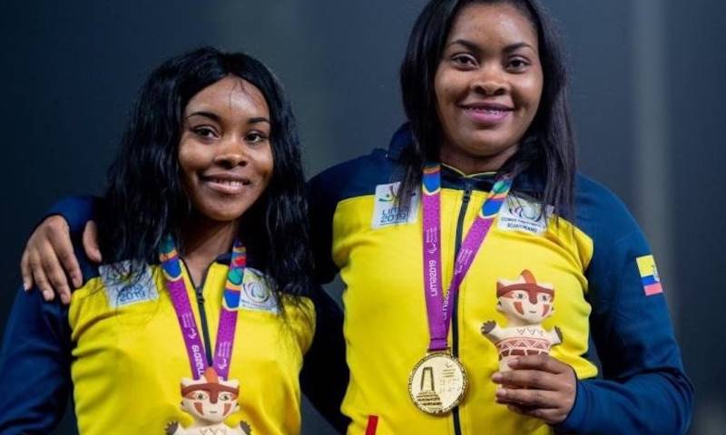 Poleth y Anaís Mendes conquistaron las primeras medallas de Ecuador en la historia de los Juegos Paralímpicos / Foto: cortesía Ministerio de Deportes