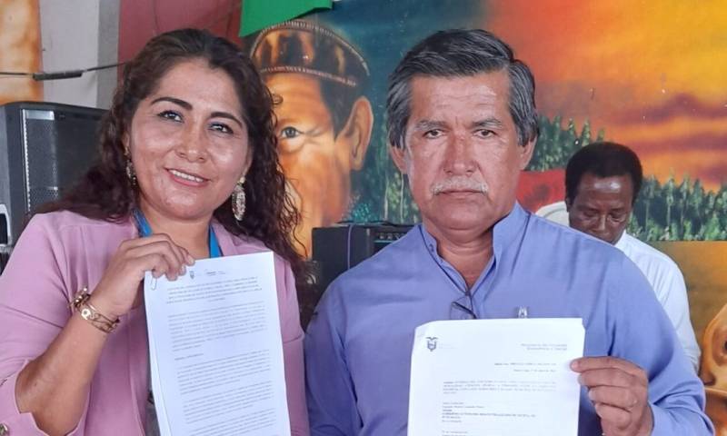 El MIES firmó 4 convenios con el GAD de Putumayo /Foto: cortesía MIES