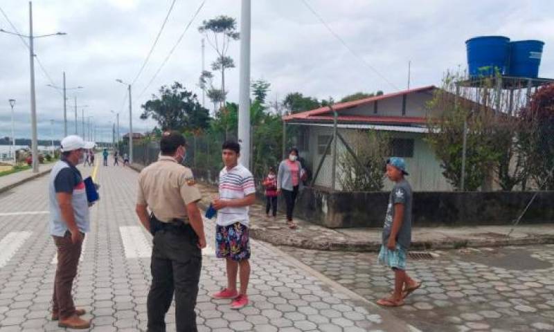 Según las autoridades de Aguarico, este cantón no ha recibido los fondos necesarios para enfrentar la emergencia sanitaria ante el covid-19. Foto: Cortesía 