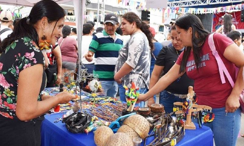 En Sucúa se desarrolló la Feria del Encuentro / Foto: cortesía MIES