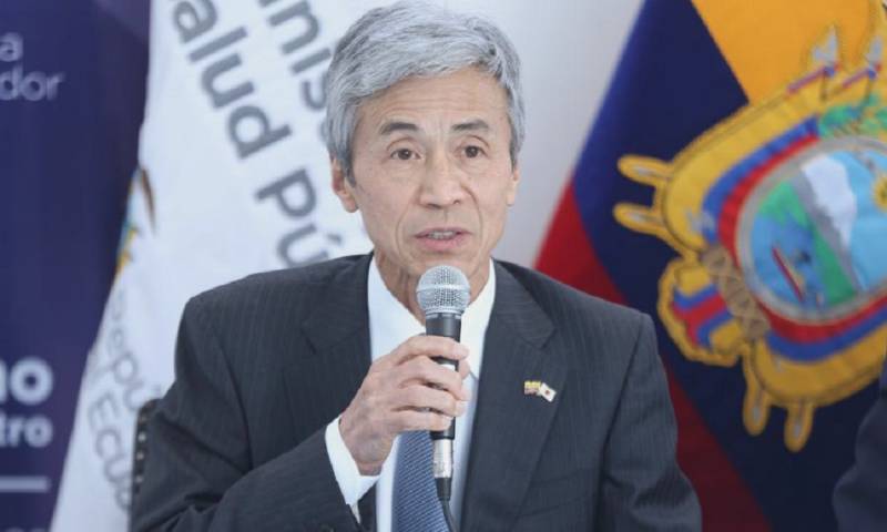 El primer ministro de Japón, Fumio Kishida, dio este miércoles sus condolencias a Ecuador, después de que el país sufriera un fuerte terremoto / Foto: Cortesía Ministerio de Salud