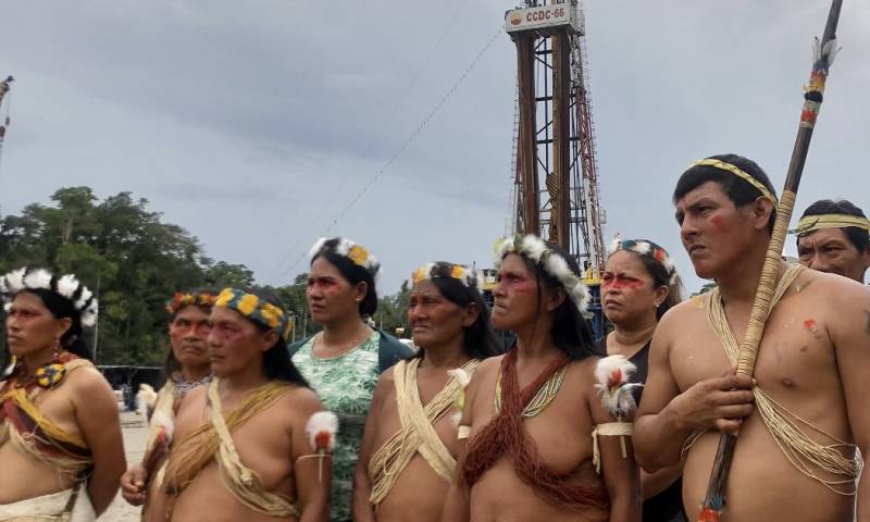 Para estos grupos, la actividad petrolera ha permitido desarrollarse y acceder a servicios básicos como la salud y la educación/ Foto: cortesía EFE