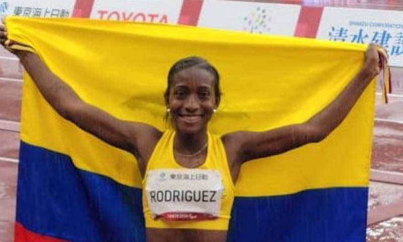Kiara Rodríguez conquistó la tercera medalla de Ecuador en los Paralímpicos / Foto: EFE