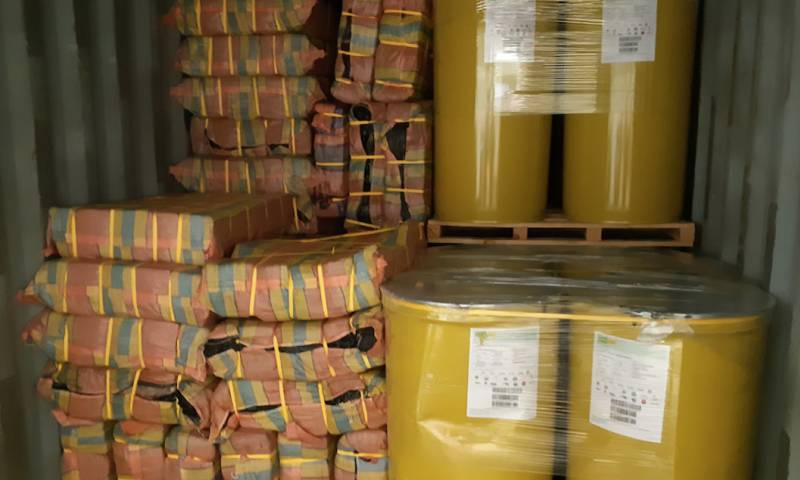 3 toneladas de cocaína en puré plátano de Ecuador fueron interceptadas en Róterdam / Foto: cortesía Openbaar Ministerie