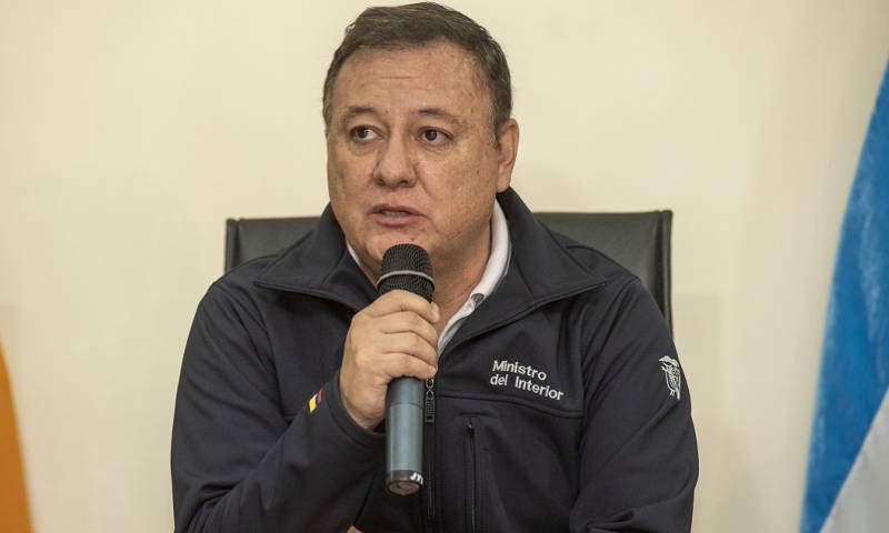 El ministro ecuatoriano del Interior, Juan Zapata, aseguró que en 2022 incautaron en el país un total de 202 toneladas de droga / Foto: EFE