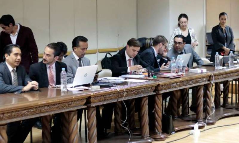 Audiencia. El testimonio de exagentes de la Senain se cumplió en la Corte Nacional de Justicia. Foto: La Hora