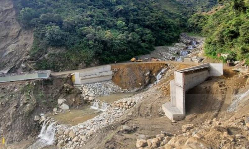 Puente Jurupis tiene un avance cercano al 80 por ciento / Foto: cortesía ministerio de Obras Públicas