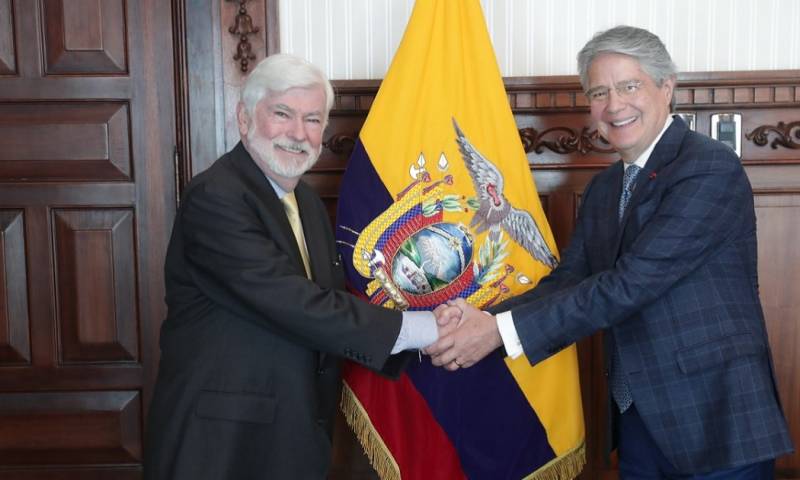 Guillermo Lasso recibió la llamada de Christopher Dodd, asesor del presidente Joe Biden/ Foto: Cortesía Presidencia