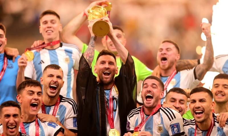 Argentina dominó el primer tiempo y gran parte del segundo con una gran exhibición de fútbol de la mano de Lionel Messi y secundado por Ángel Di María / Foto: EFE
