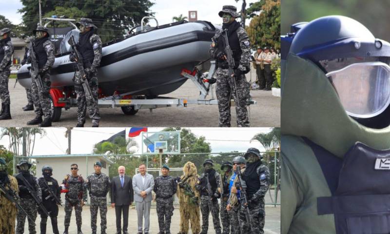 "Hoy, recibimos una herramienta fundamental para luchar contra el crimen organizado, pero también nos permitirá salvar vidas a través de rescate -buceo-" / Foto: cortesía ministerio de Interior