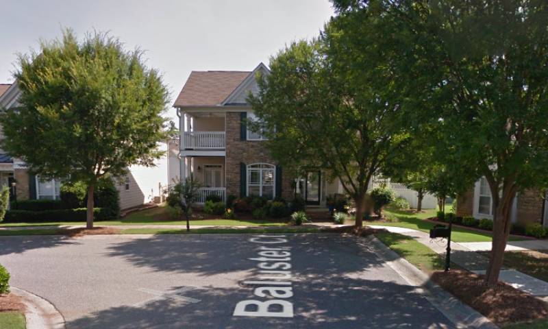 Esta es la casa que en Google Maps aparece con la dirección que Miren tiene registrada oficialmente en los EEUU.