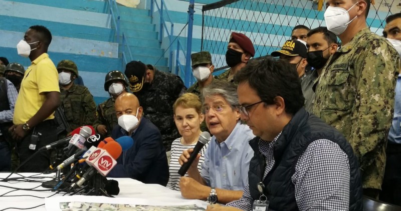 Gobierno anunció Estado de Excepción en Zaruma / Foto: cortesía Secretaría General de Comunicación de la Presidencia