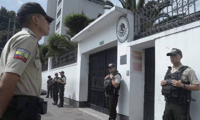 Jorge Glas está refugiado en la Embajada de México desde diciembre / Foto: cortesía El Diario 