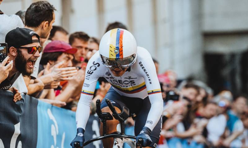 Richard Carapaz pedaleará por su primera medalla en los Panamericanos / Foto: cortesía Richard Carapaz