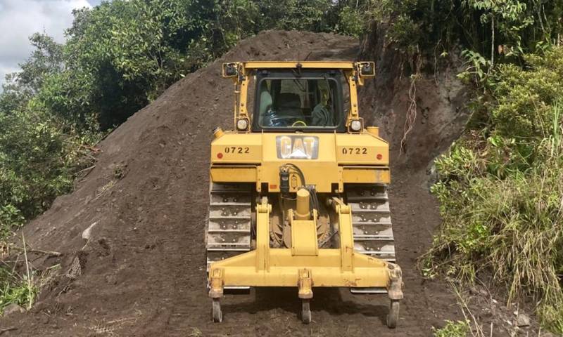 El objetivo de la variante es devolverle a Napo y Sucumbíos la conectividad con el resto del país / Foto: cortesía ministerio de Transporte