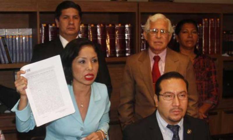 El 17 de septiembre, Madeline Pinargote denunció al Consejo de la Judicatura por un aparente tráfico de influencias.  Foto: El Comercio